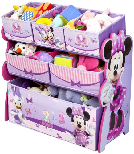 minnie mouse 9 bin toy organizer